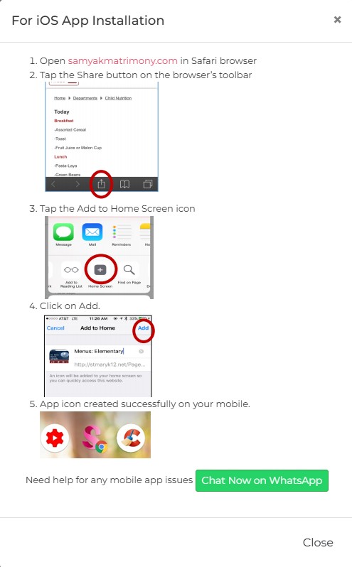 iOS App Installation